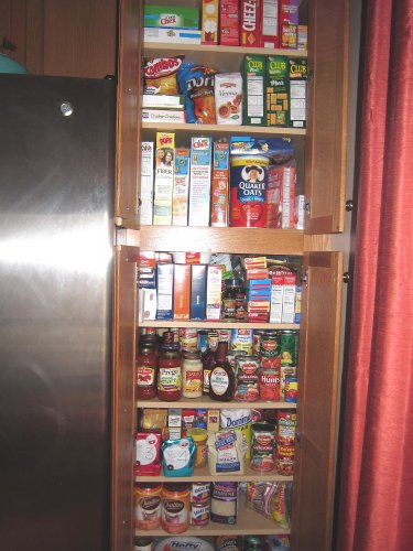 Spend-Less-On-Groceries-My-Pantry-Full